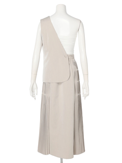 LADYMADE(レディメイド) |ベストレイヤードサイドプリーツスカート