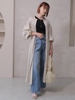 LADYMADE(レディメイド) |ボリュームスリーブウエストタックシャツワンピース