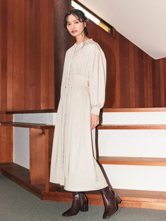 LADYMADE(レディメイド) |ボリュームスリーブウエストタックシャツワンピース