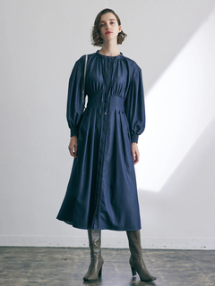 LADYMADE(レディメイド) |ボリュームスリーブウエストタックシャツワンピース