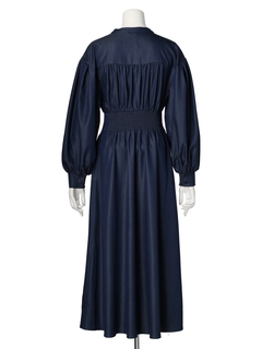 LADYMADE(レディメイド) |ボリュームスリーブウエストタックシャツワンピース