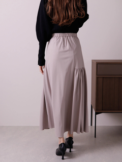 LADYMADE(レディメイド) |レザーライクトリコットロングスカート