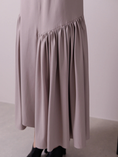 LADYMADE(レディメイド) |レザーライクトリコットロングスカート