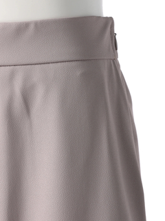 LADYMADE(レディメイド) |レザーライクトリコットロングスカート