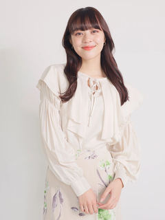 LADYMADE(レディメイド) |2WAYフレアBIGカラーブラウス