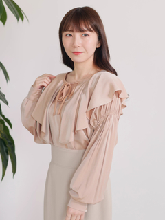 LADYMADE(レディメイド) |2WAYフレアBIGカラーブラウス