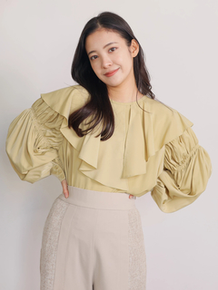 LADYMADE(レディメイド) |2WAYフレアBIGカラーブラウス