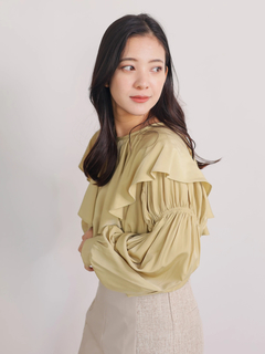 LADYMADE(レディメイド) |2WAYフレアBIGカラーブラウス