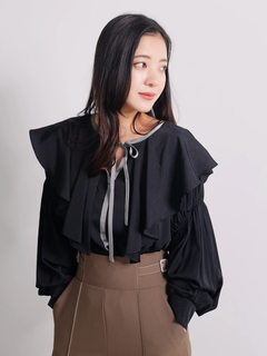 LADYMADE(レディメイド) |2WAYフレアBIGカラーブラウス