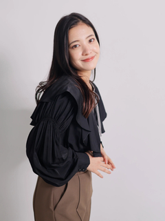 LADYMADE(レディメイド) |2WAYフレアBIGカラーブラウス