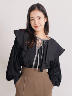 LADYMADE(レディメイド) |2WAYフレアBIGカラーブラウス