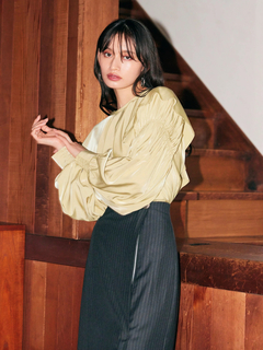 LADYMADE(レディメイド) |2WAYフレアBIGカラーブラウス