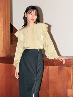 LADYMADE(レディメイド) |2WAYフレアBIGカラーブラウス