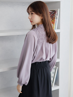 LADYMADE(レディメイド) |シャーリング2WAYボウタイブラウス