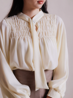 LADYMADE(レディメイド) |シャーリング2WAYボウタイブラウス