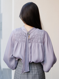 LADYMADE(レディメイド) |シャーリング2WAYボウタイブラウス