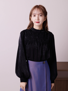 LADYMADE(レディメイド) |シャーリング2WAYボウタイブラウス