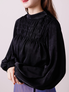 LADYMADE(レディメイド) |シャーリング2WAYボウタイブラウス