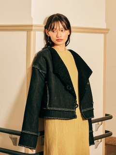 LADYMADE(レディメイド) |デニムボアボンディングショートコート