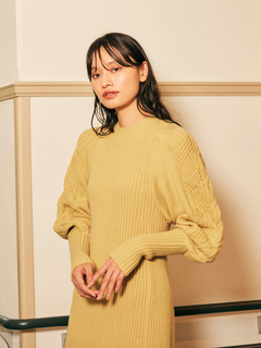 LADYMADE(レディメイド) |ケーブルスリーブニットワンピース