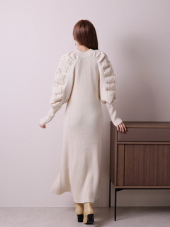 LADYMADE(レディメイド) |ケーブルスリーブニットワンピース