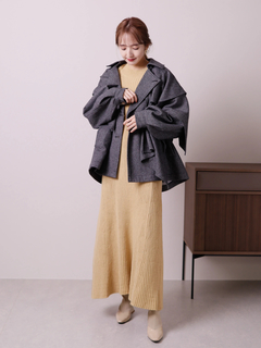LADYMADE(レディメイド) |ケーブルスリーブニットワンピース