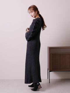 LADYMADE(レディメイド) |ケーブルスリーブニットワンピース