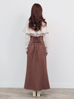 LADYMADE(レディメイド) |ケーブルフリルニットドッキングワンピース