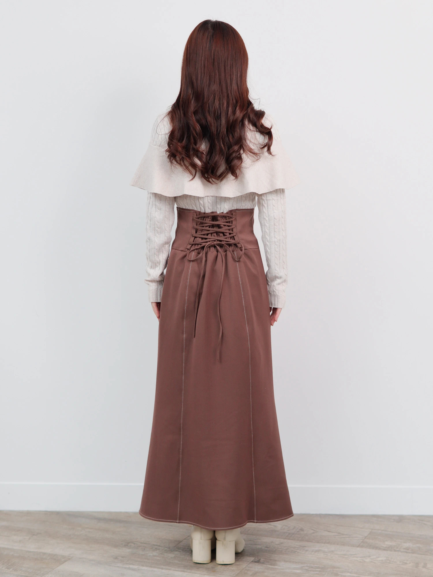 LADYMADE（レディメイド）｜ ケーブルフリルニットドッキング