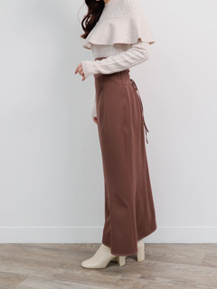 LADYMADE(レディメイド) |ケーブルフリルニットドッキングワンピース