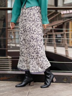 LADYMADE(レディメイド) |グログランヘムワッシャースカート