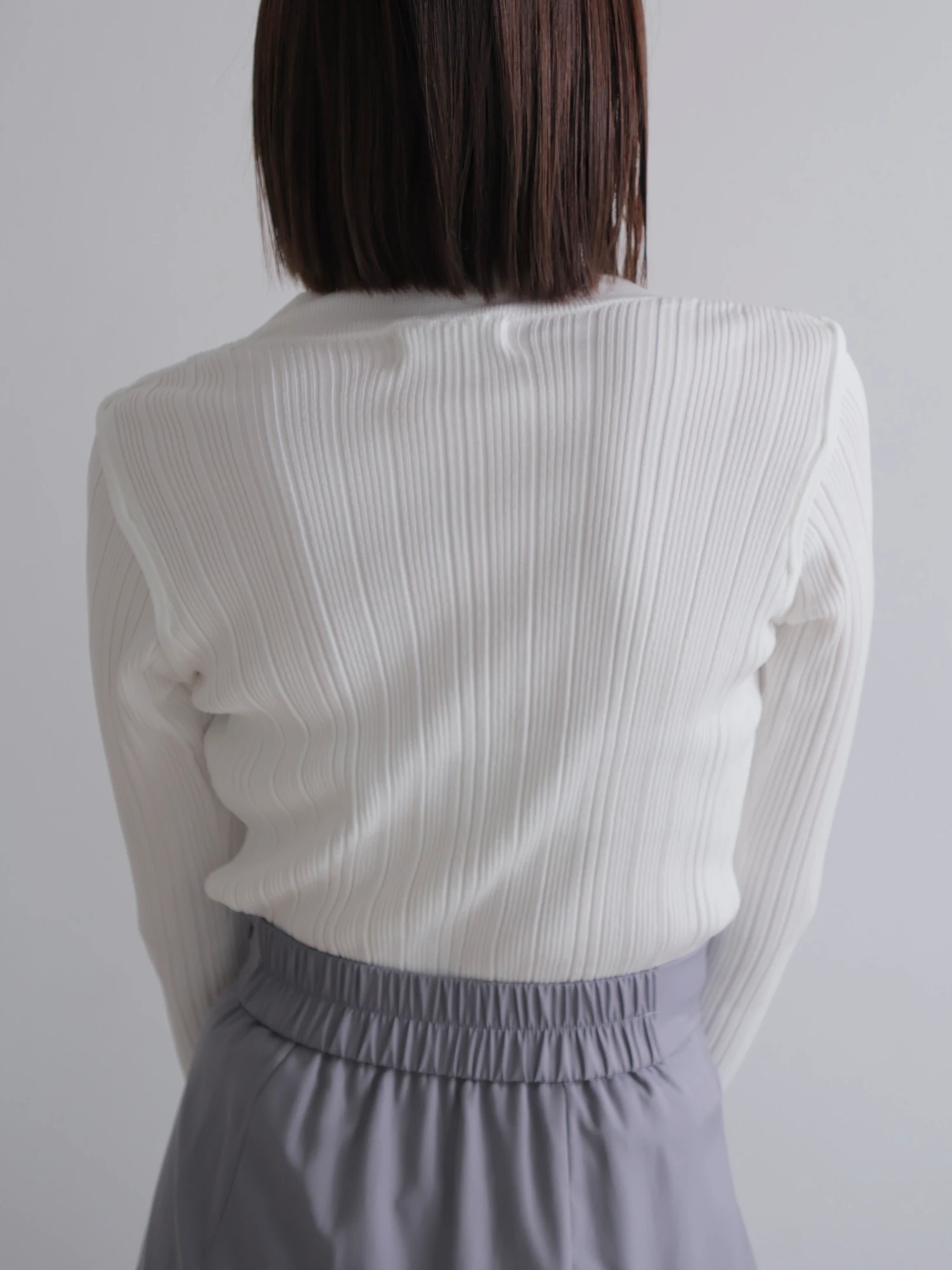 LADYMADE（レディメイド）｜ スリットショルダー2WAYリブニット