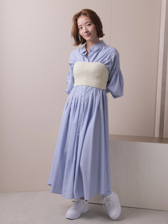 LADYMADE(レディメイド) |ニットビスチェSETシャツワンピース