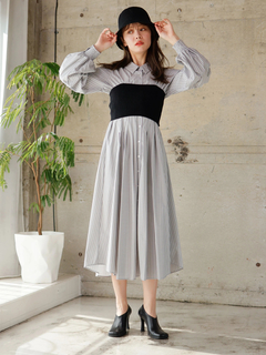 LADYMADE(レディメイド) |ニットビスチェSETシャツワンピース