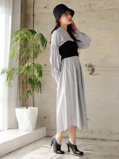 LADYMADE(レディメイド) |ニットビスチェSETシャツワンピース