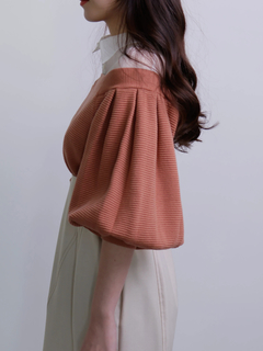 LADYMADE(レディメイド) |シャツレイヤードボリュームスリーブニット