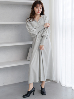 LADYMADE(レディメイド) |フロントシャーリングワンピース