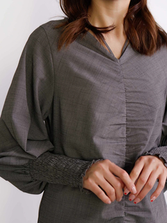 LADYMADE(レディメイド) |フロントシャーリングワンピース