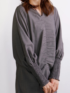 LADYMADE(レディメイド) |フロントシャーリングワンピース