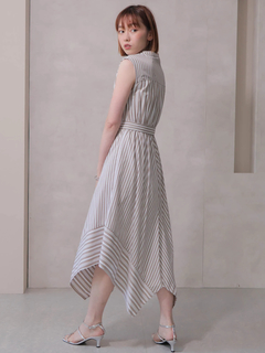LADYMADE(レディメイド) |クロスフロントストライプワンピース