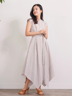 LADYMADE(レディメイド) |クロスフロントストライプワンピース