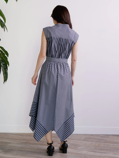 LADYMADE(レディメイド) |クロスフロントストライプワンピース