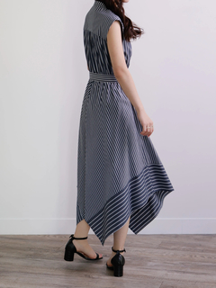 LADYMADE(レディメイド) |クロスフロントストライプワンピース