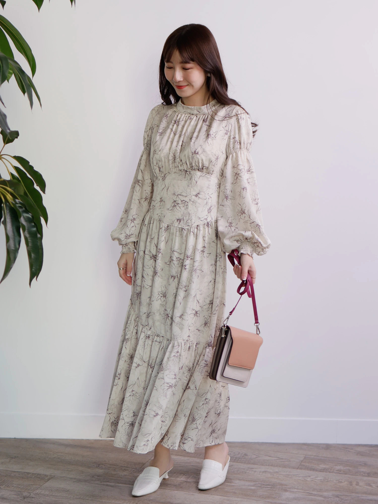 LADYMADE(レディメイド) |アシメコルセットティアードワンピース