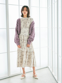 LADYMADE(レディメイド) |アシメコルセットティアードワンピース