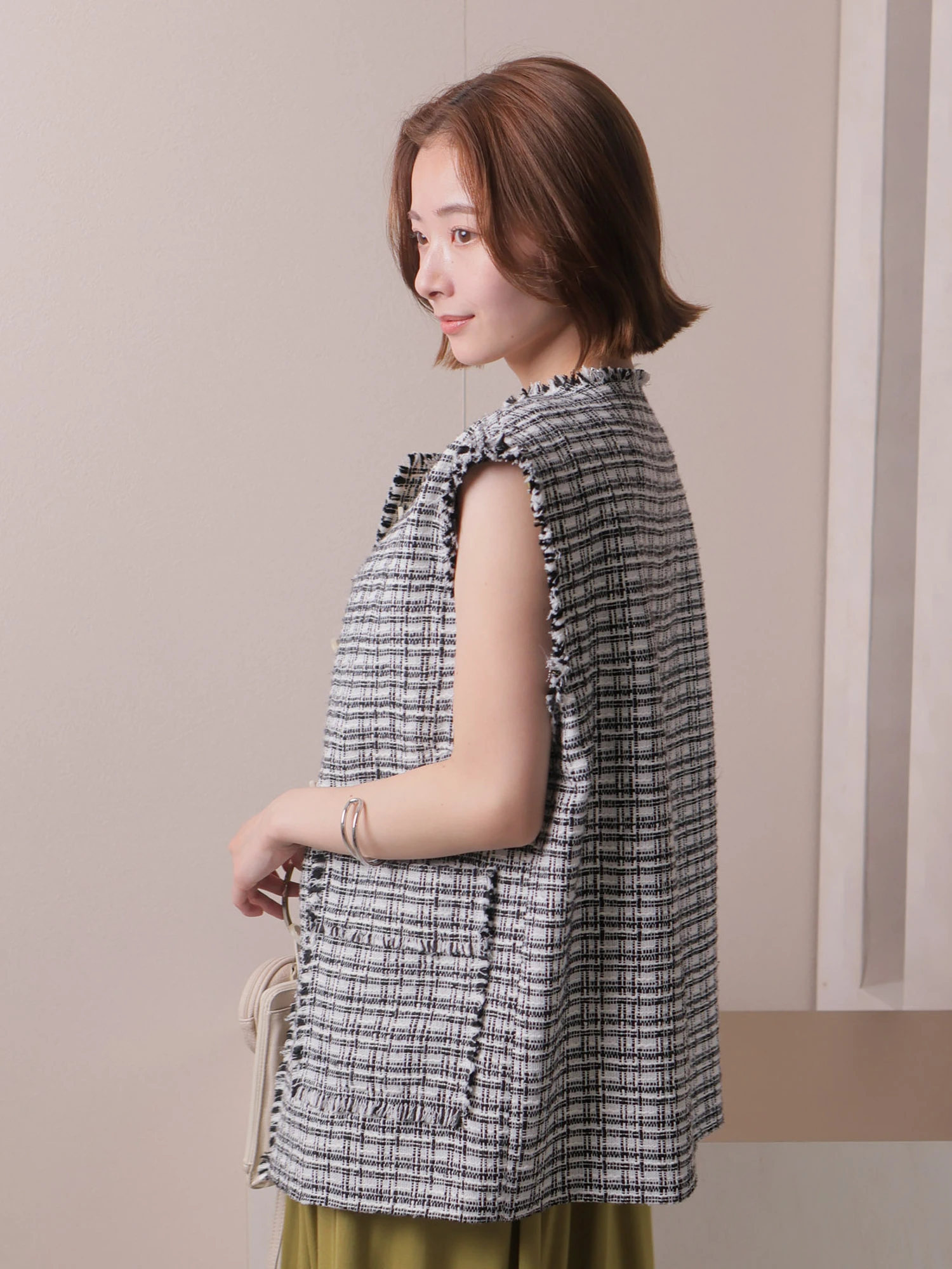 LADYMADE（レディメイド）｜ 2WAYスリーブツイードジャケット アイテム