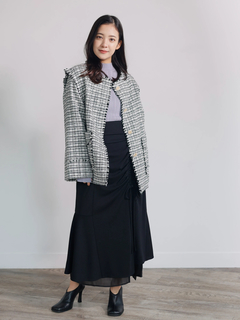 LADYMADE(レディメイド) |2WAYスリーブツイードジャケット