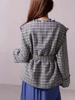 LADYMADE(レディメイド) |2WAYスリーブツイードジャケット