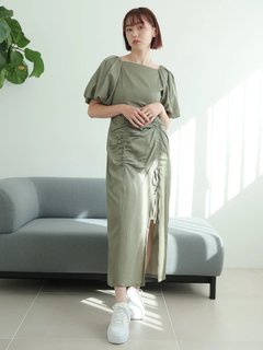 LADYMADE(レディメイド) |バルーンスリーブドロストワンピース