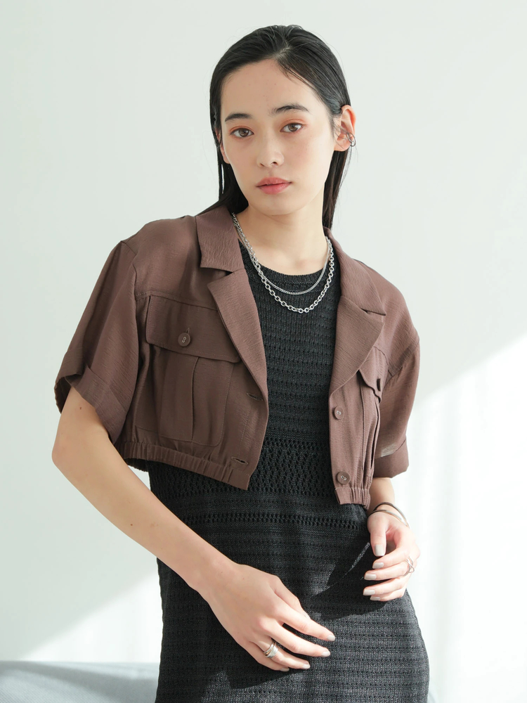 LADYMADE(レディメイド) |クロップドワークシャツ